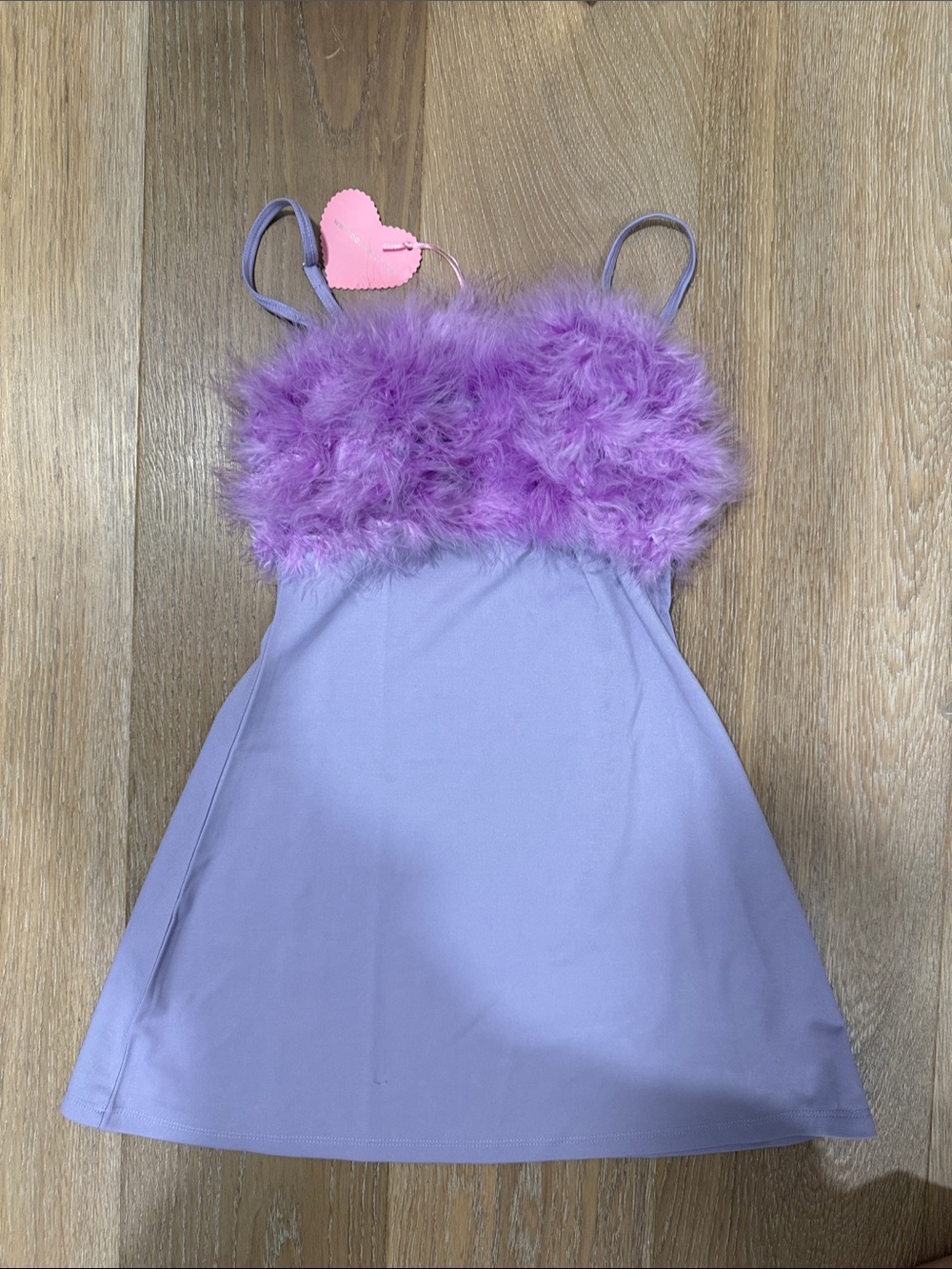 Dollskill Sugar Thrillz Lilac Dress with Purple Feather Bodice